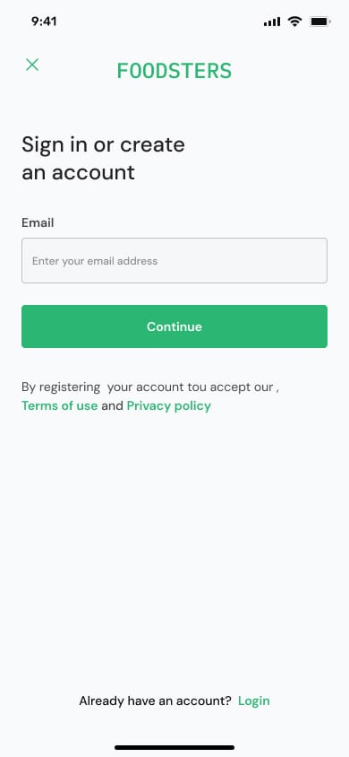 Foodster App 9 Slide 5